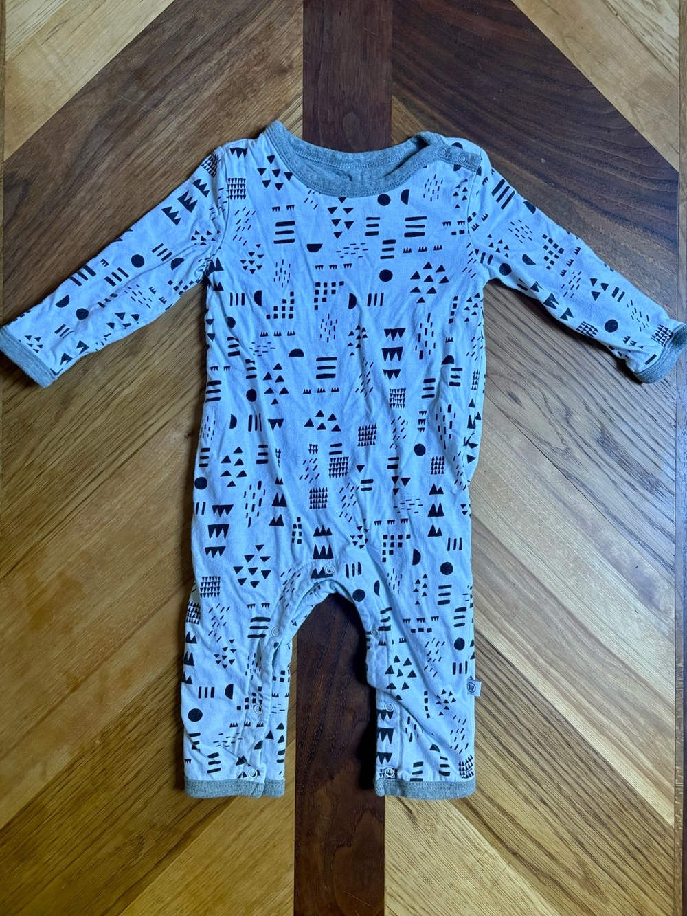 Honest 6-9 Month Geometric Pajamas